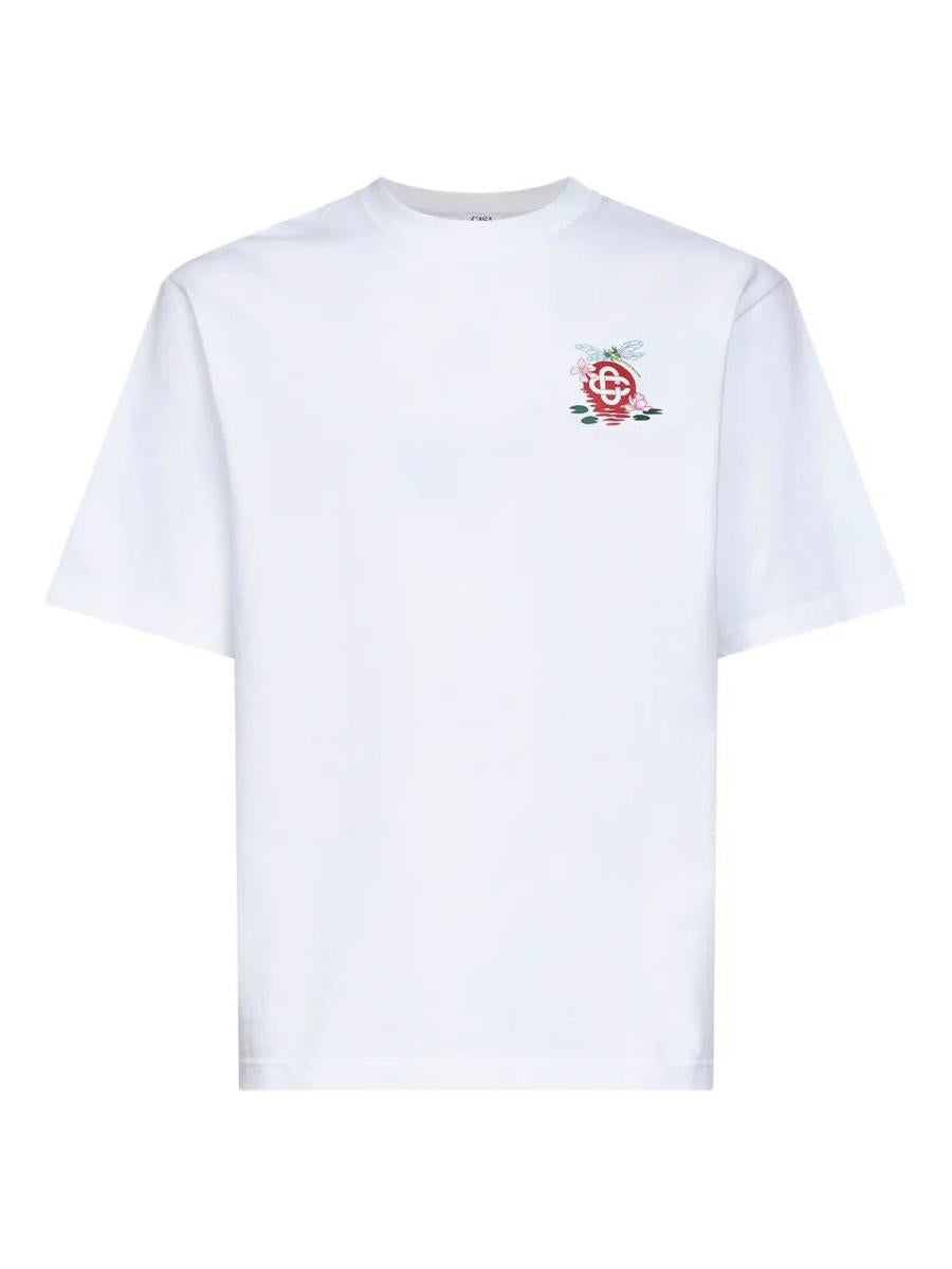 Casablanca „Dragonfly Floral“ bedrucktes Oversize-T-Shirt