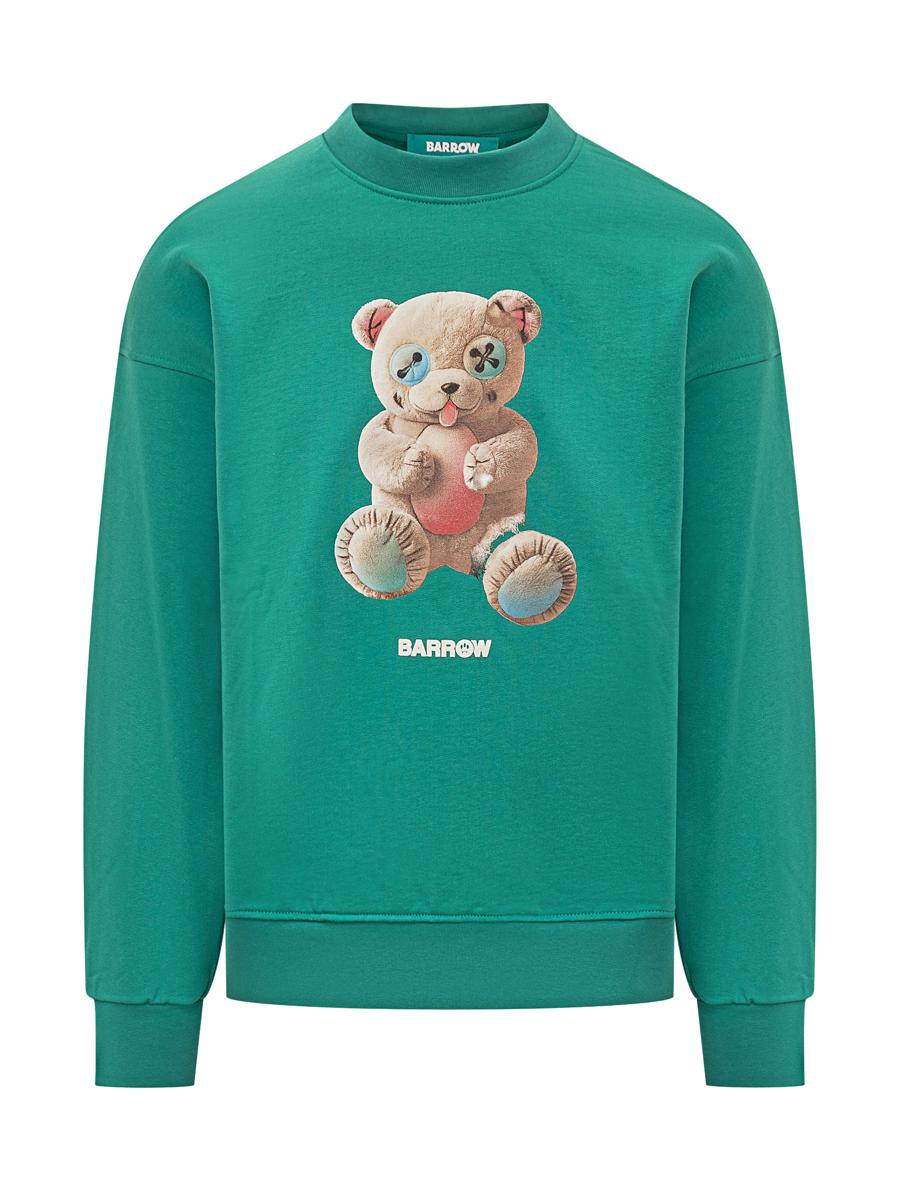 Barrow Grünes Sweatshirt Teddy Barrow