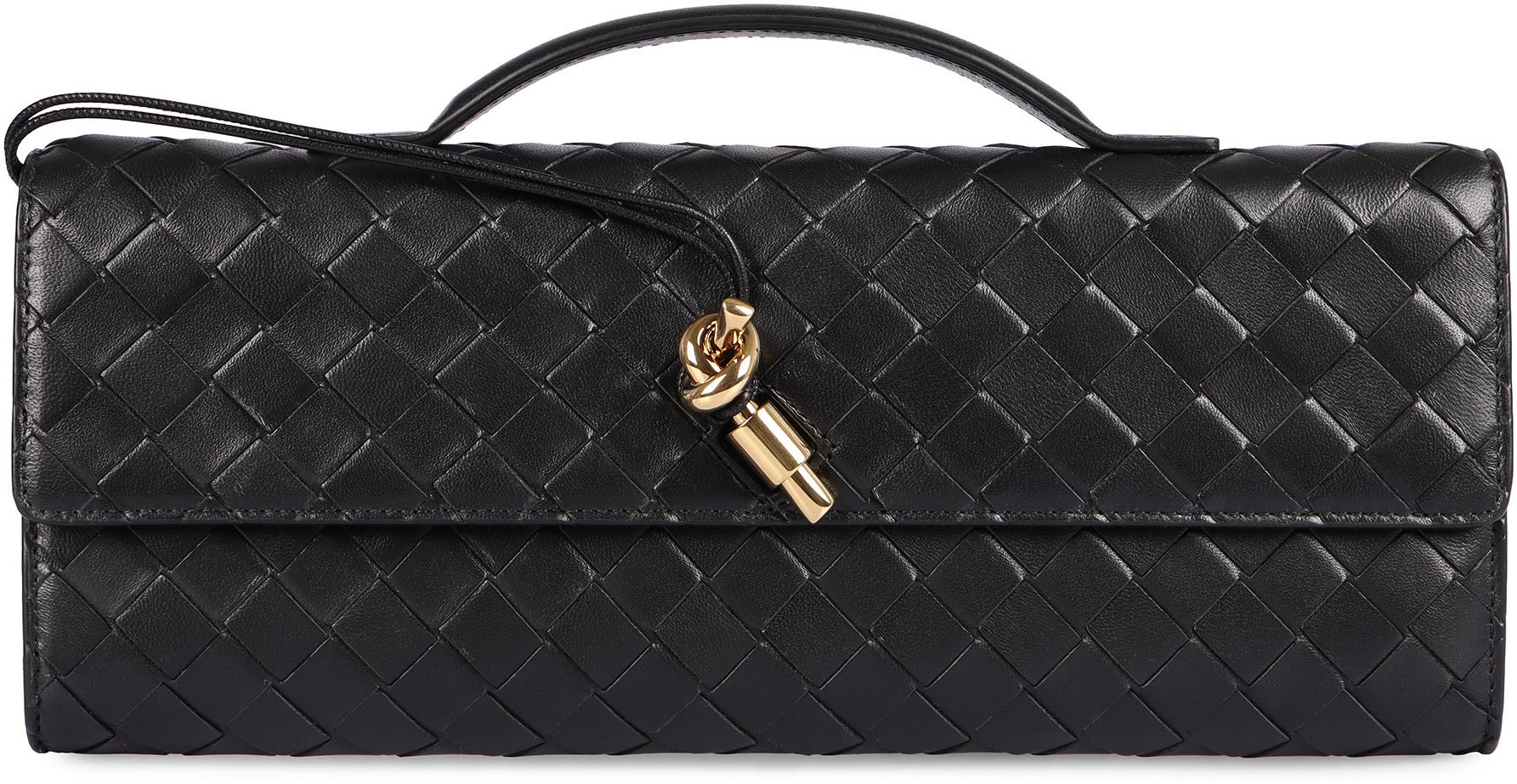 Bottega Veneta Andiamo Lederclutch