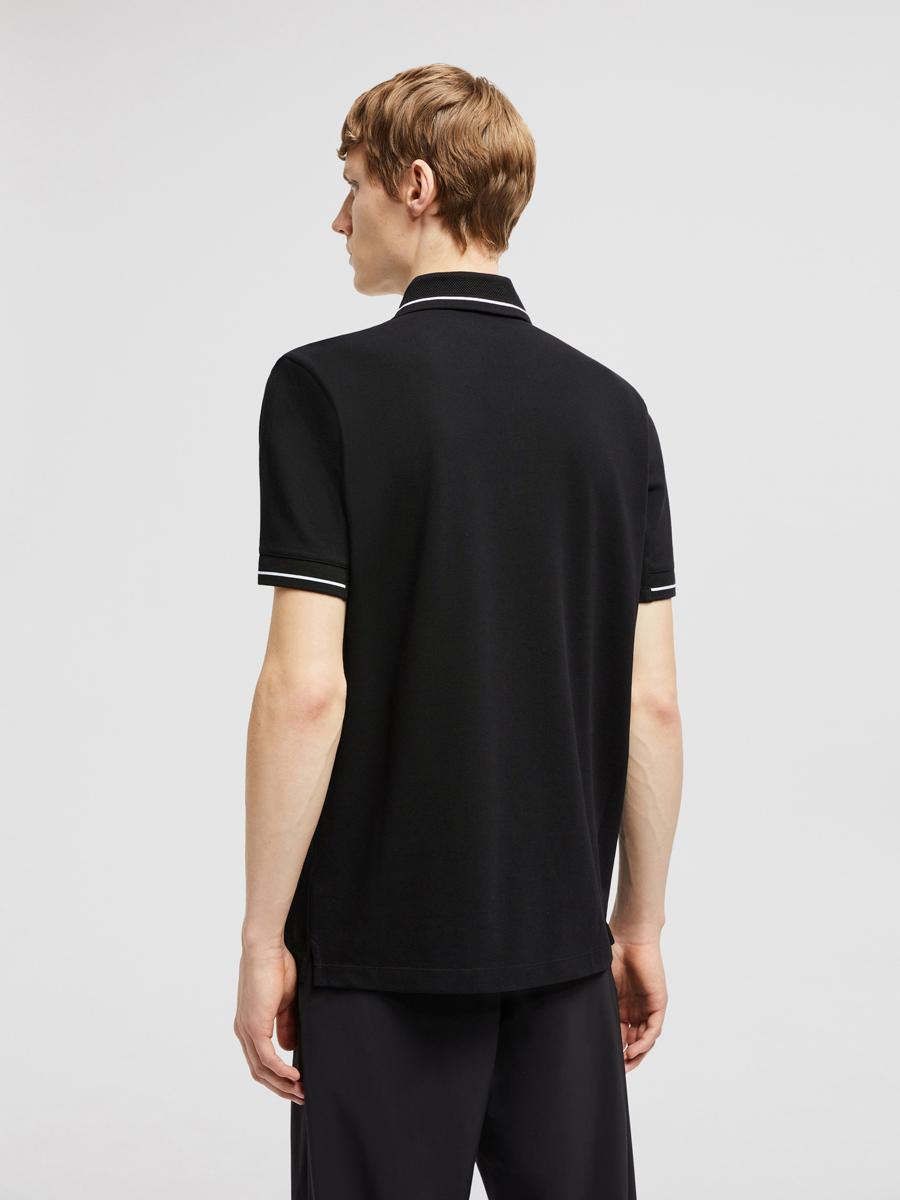 Moncler Poloshirt mit Logo aus Baumwolle