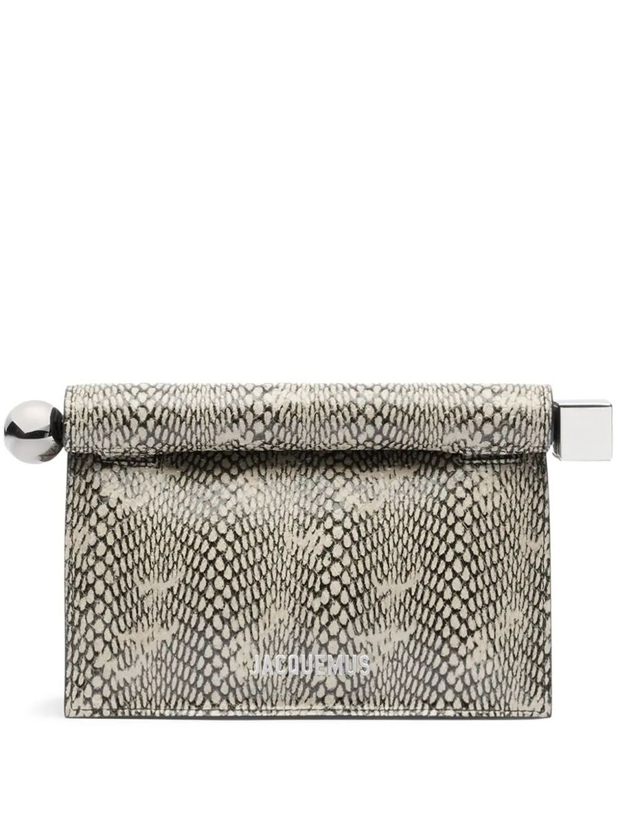 Jacquemus-Tasche „The Small Rond Carrè Clutch“.