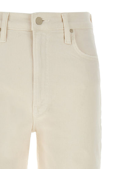 Mother – The Rambler – Knöchellange Jeans mit Reißverschluss