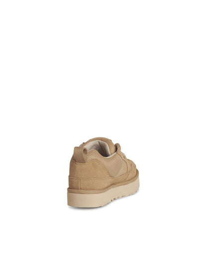 UGG – Lowmel – Beige Wildleder-Sneaker