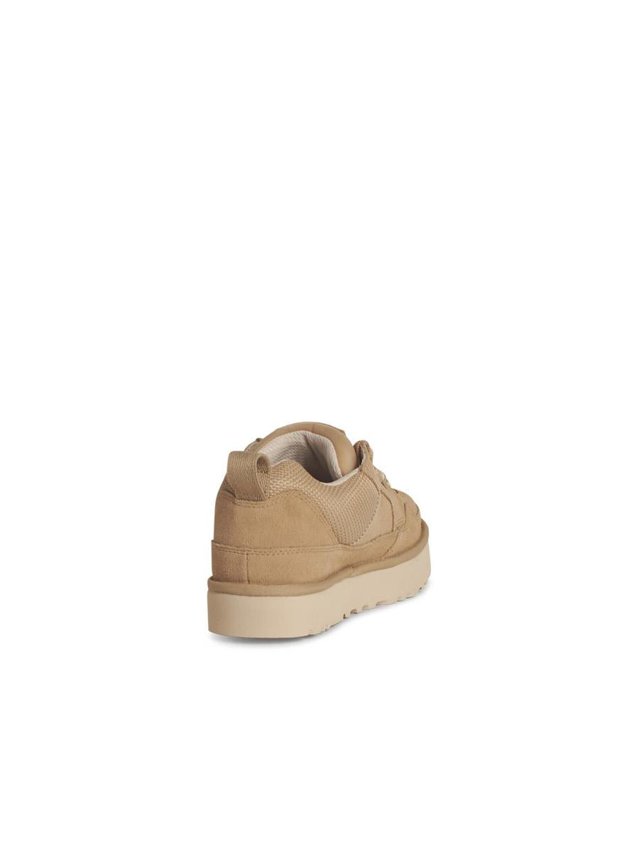 UGG – Lowmel – Beige Wildleder-Sneaker