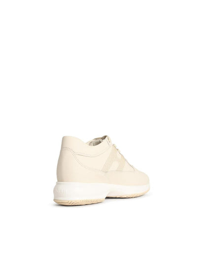 Hogan „Interactive“ Joghurt-Leder-Sneaker