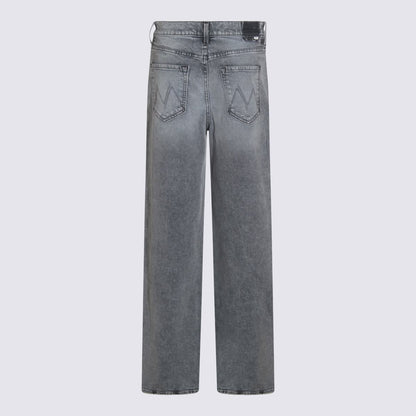 Graue Baumwolljeans von Mother
