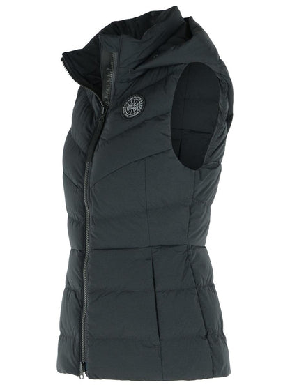 Canada Goose – Schwarze Weste aus Polyamidmischung