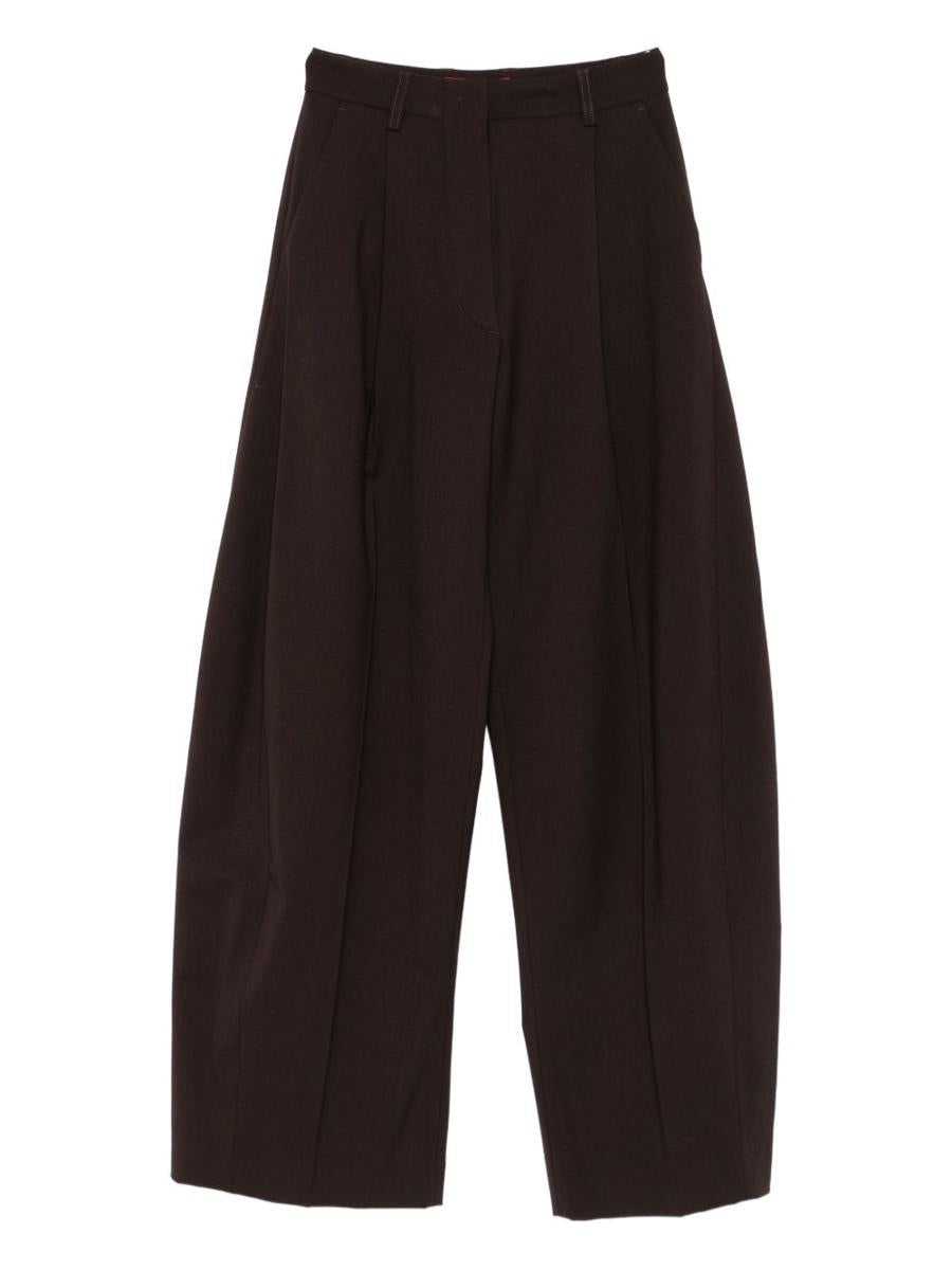Die neueste Billie-Hose aus Wollmischung mit weitem Bein