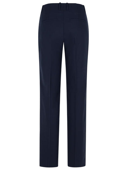 Closed „Sasia“ – Marineblaue Hose aus Polyester-Mischgewebe