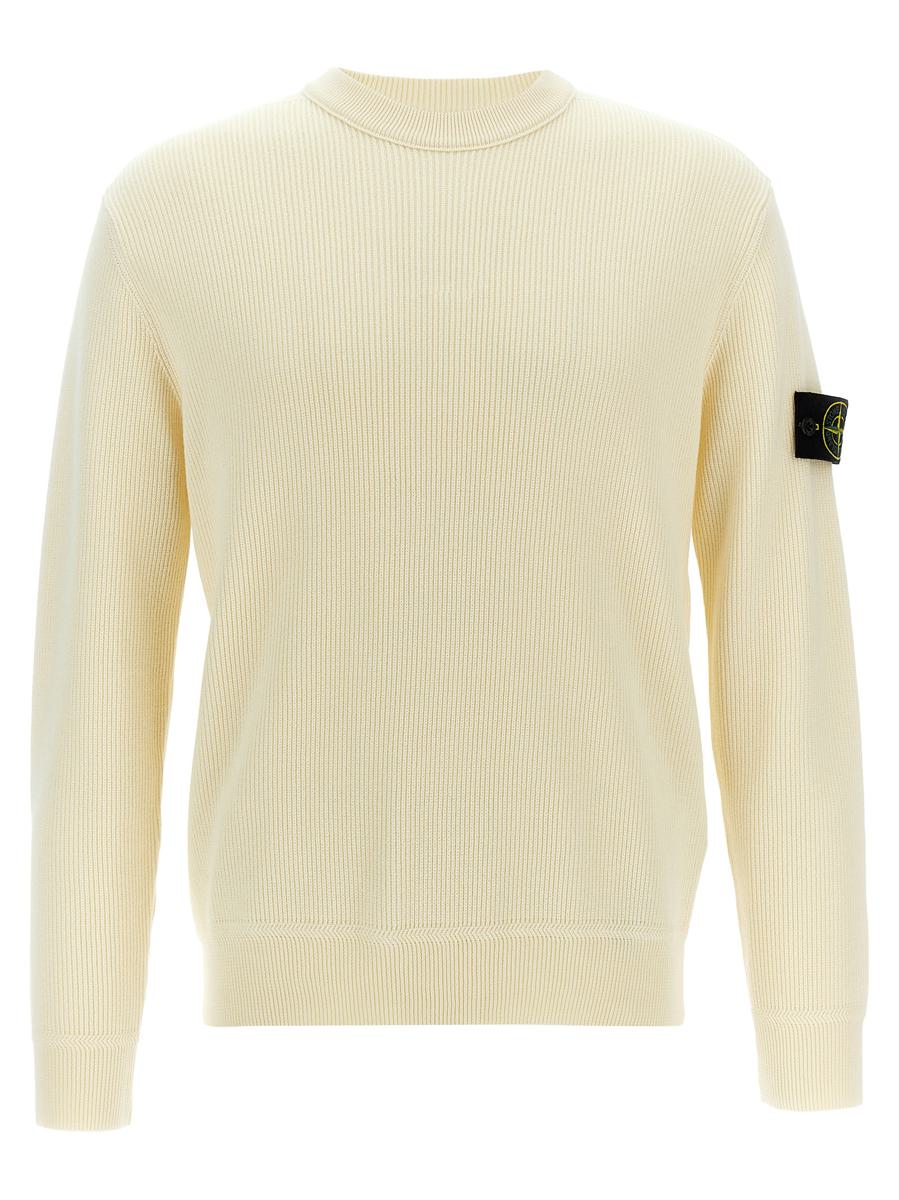 Stone Island Gerippter Wollpullover
