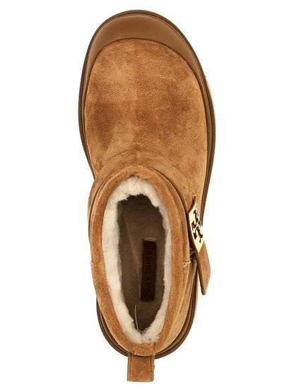 Tory Burch – Ankle Boots „Mellow Shearling Platform“
