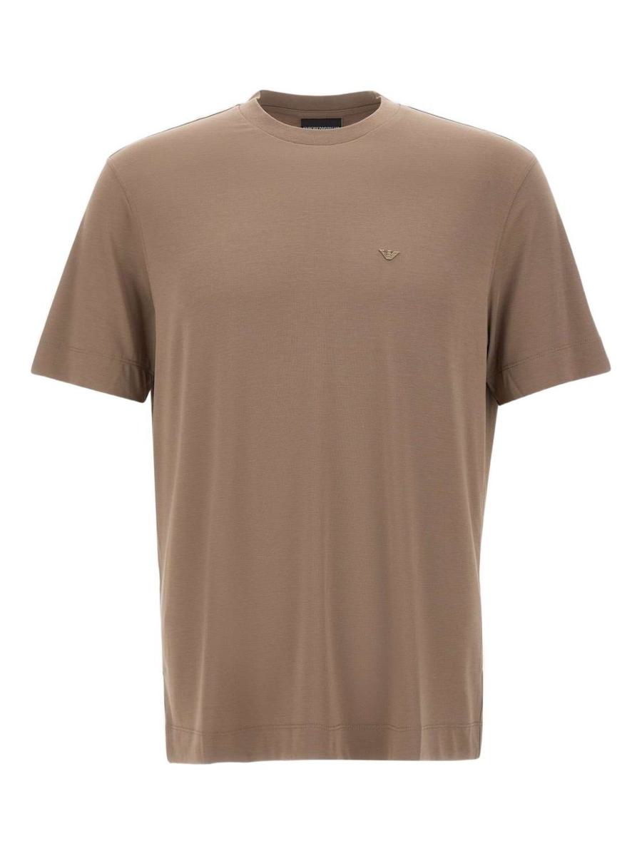 Emporio Armani T-Shirts und Polos Braun
