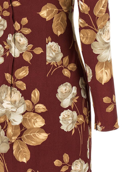 Dolce &amp; Gabbana Kleid mit Rosenprint