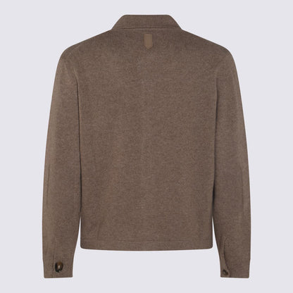 Canali Beige Wollstrick