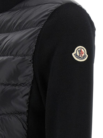 Moncler Zwei-Material-Cardigan