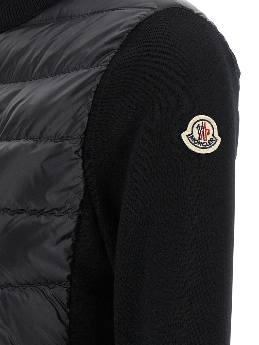 Moncler Zwei-Material-Cardigan