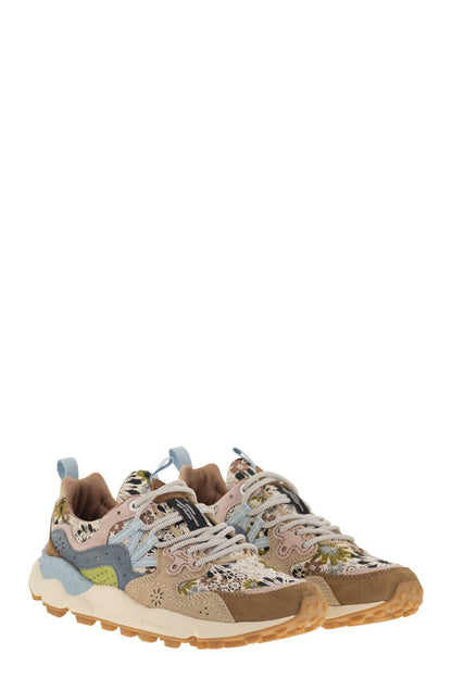 Flower Mountain Yamano 3 - Sneakers aus Wildleder und Funktionsgewebe