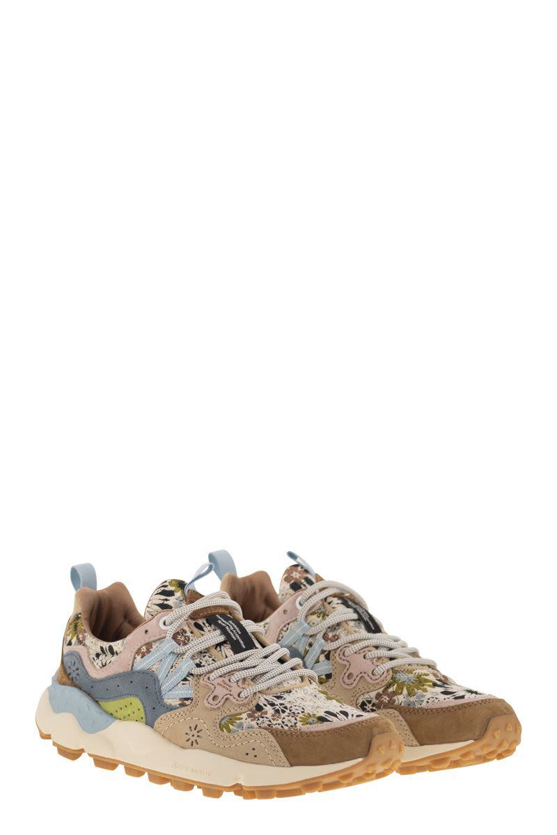 Flower Mountain Yamano 3 - Sneakers aus Wildleder und Funktionsgewebe