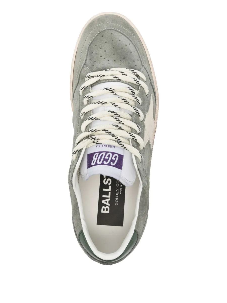 Golden Goose Ballstar Wildleder Obermaterial Spitze und Sporn Leder Stern und Ferse