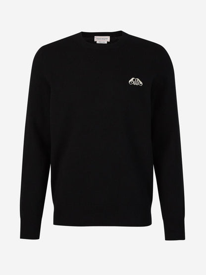 Alexander McQueen Kaschmirpullover mit Logo