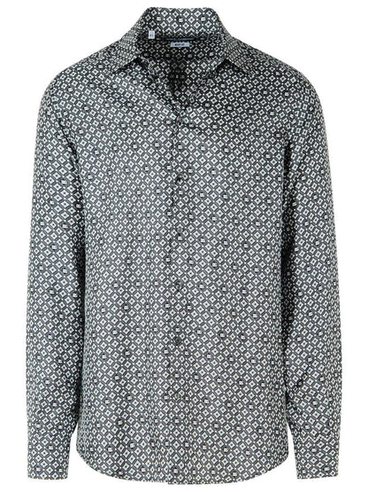 Schwarzes Seidenhemd von Dolce &amp; Gabbana