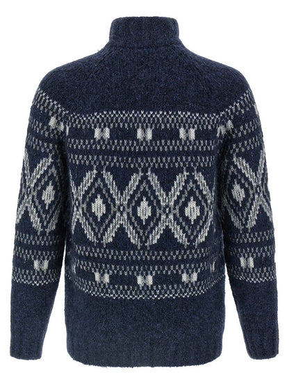 Brunello Cucinelli – Cardigan „Geometric Jacquard“