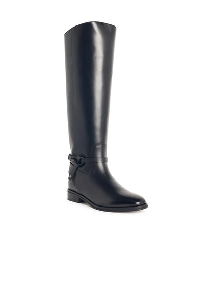 Jimmy Choo „Lawton Kb“ schwarze Lederstiefel