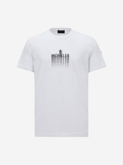 Moncler Baumwoll-Logo-T-Shirt
