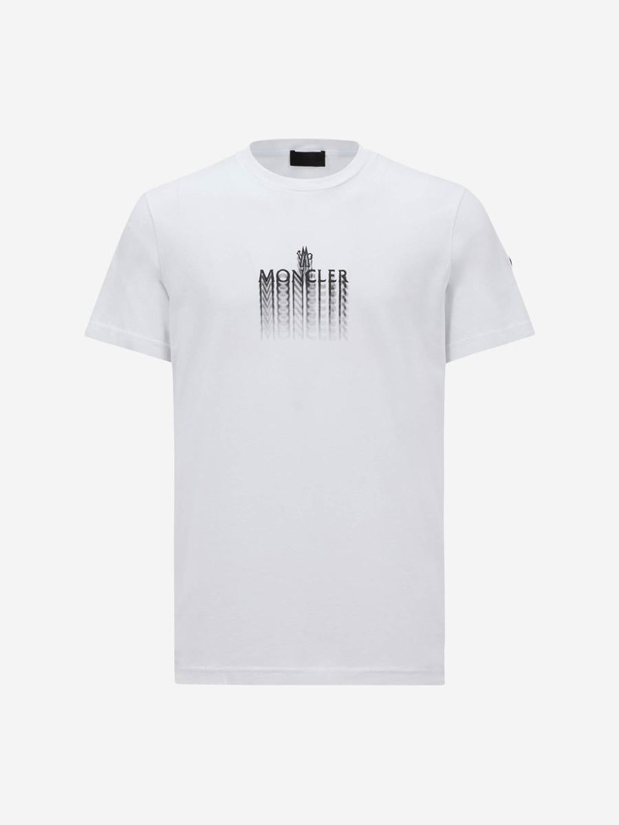 Moncler Baumwoll-Logo-T-Shirt
