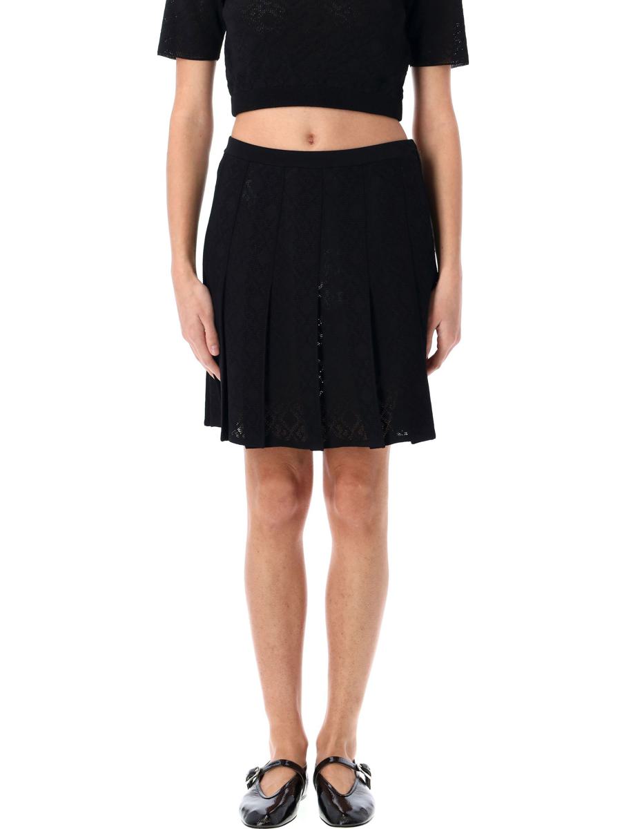 Givenchy – Faltenrock aus Jacquard mit Monogramm 72