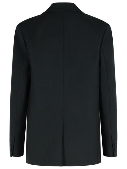 Der schwarze Polyester-Blazer „Guia“ von Andamane