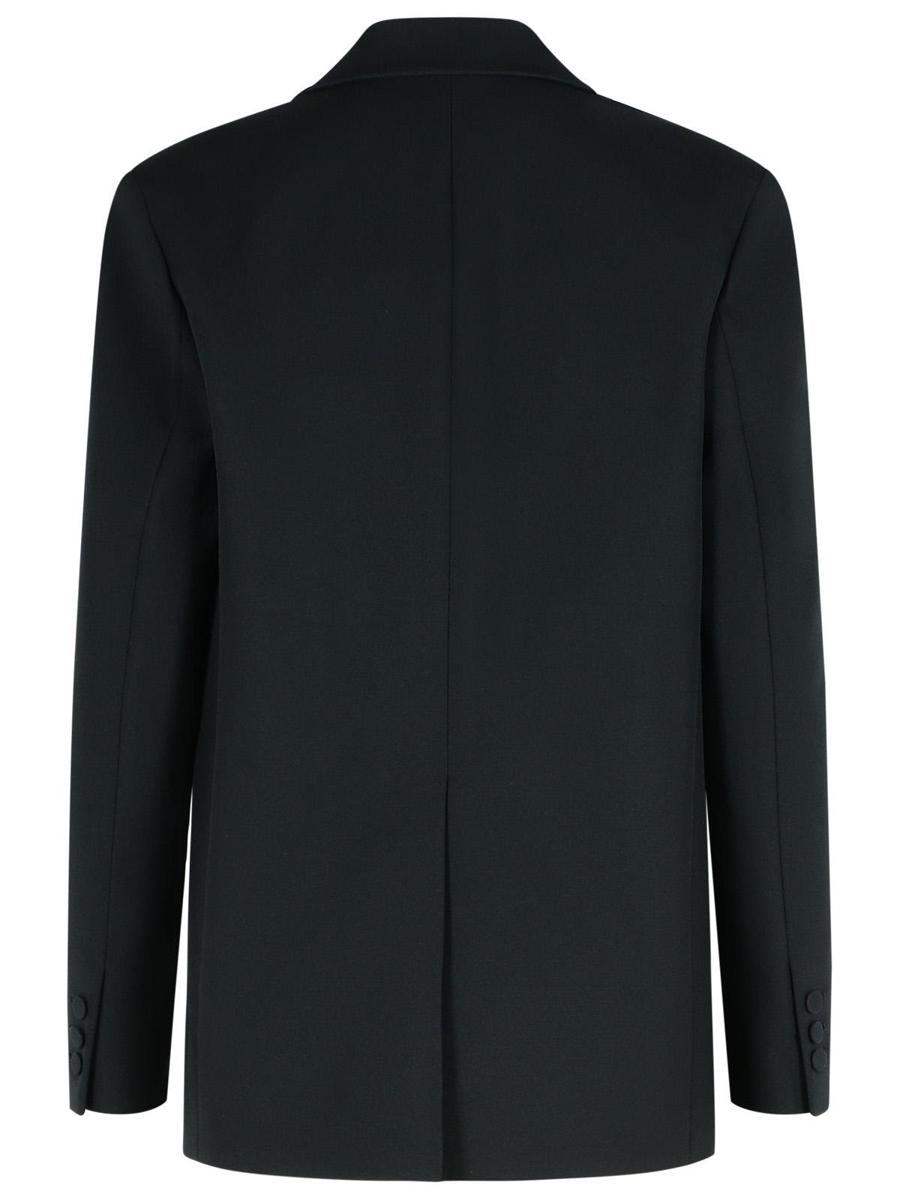 Der schwarze Polyester-Blazer „Guia“ von Andamane