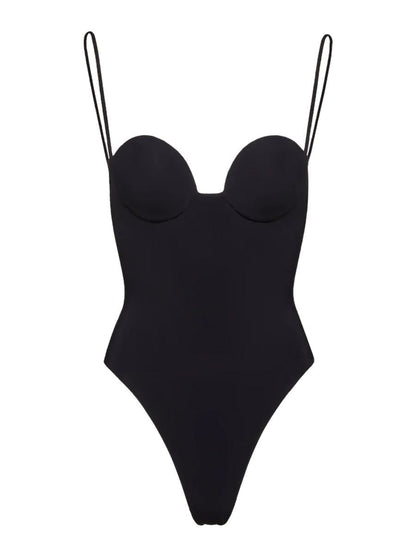 Magda Butrym Bustier-Badeanzug