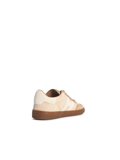 Hogan – Coole, beige Wildleder-Sneaker