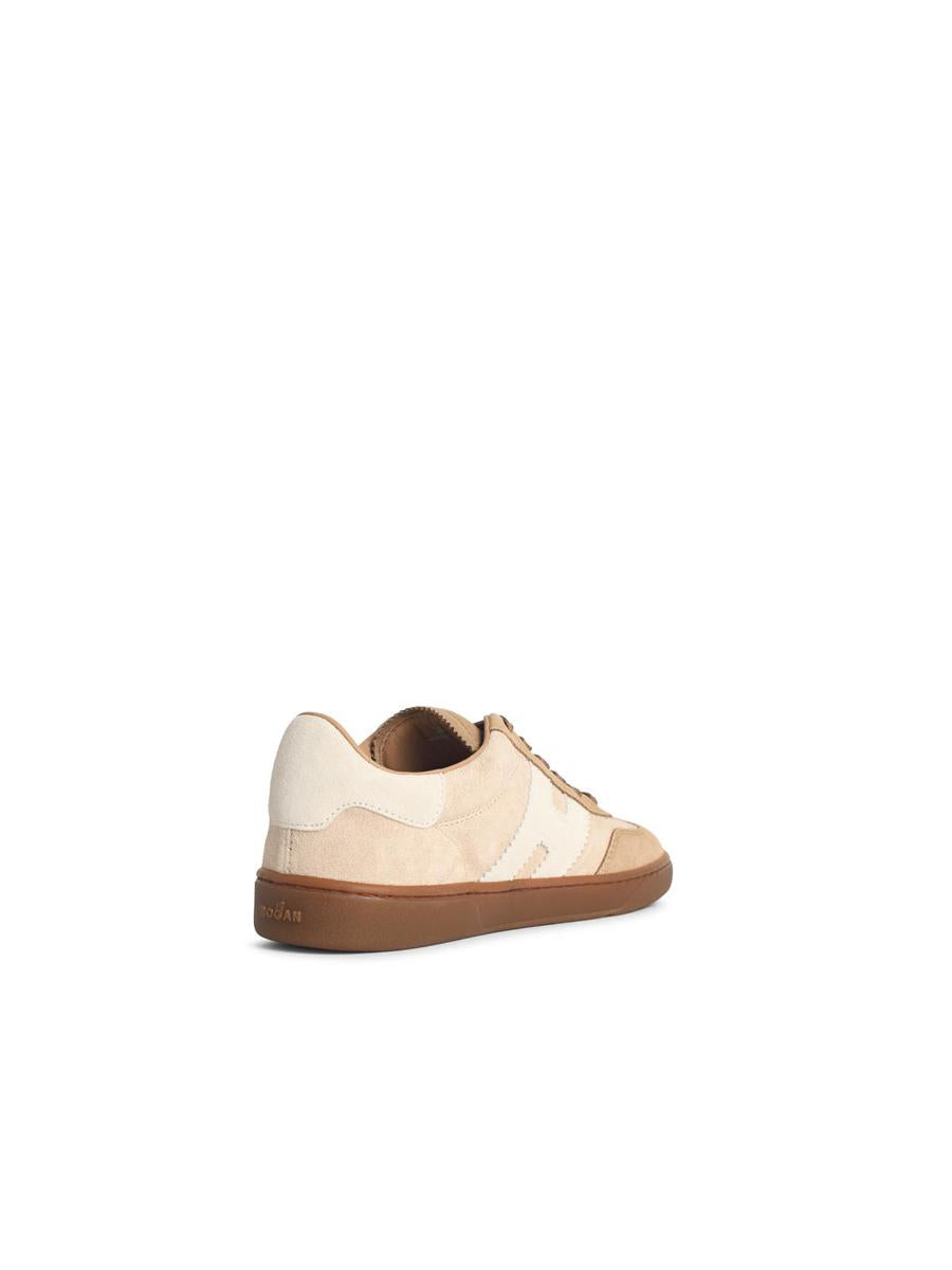 Hogan – Coole, beige Wildleder-Sneaker