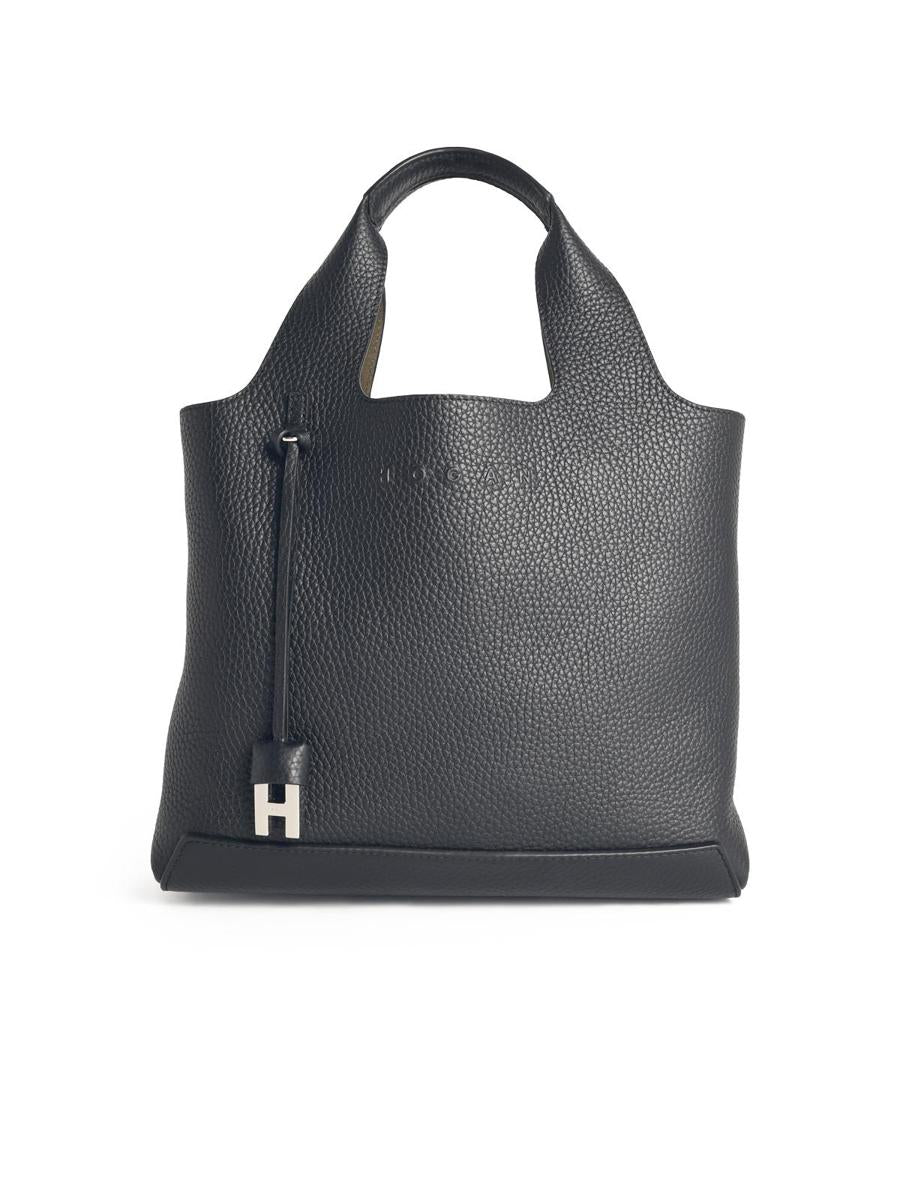 Hogan Schwarze Ledertasche