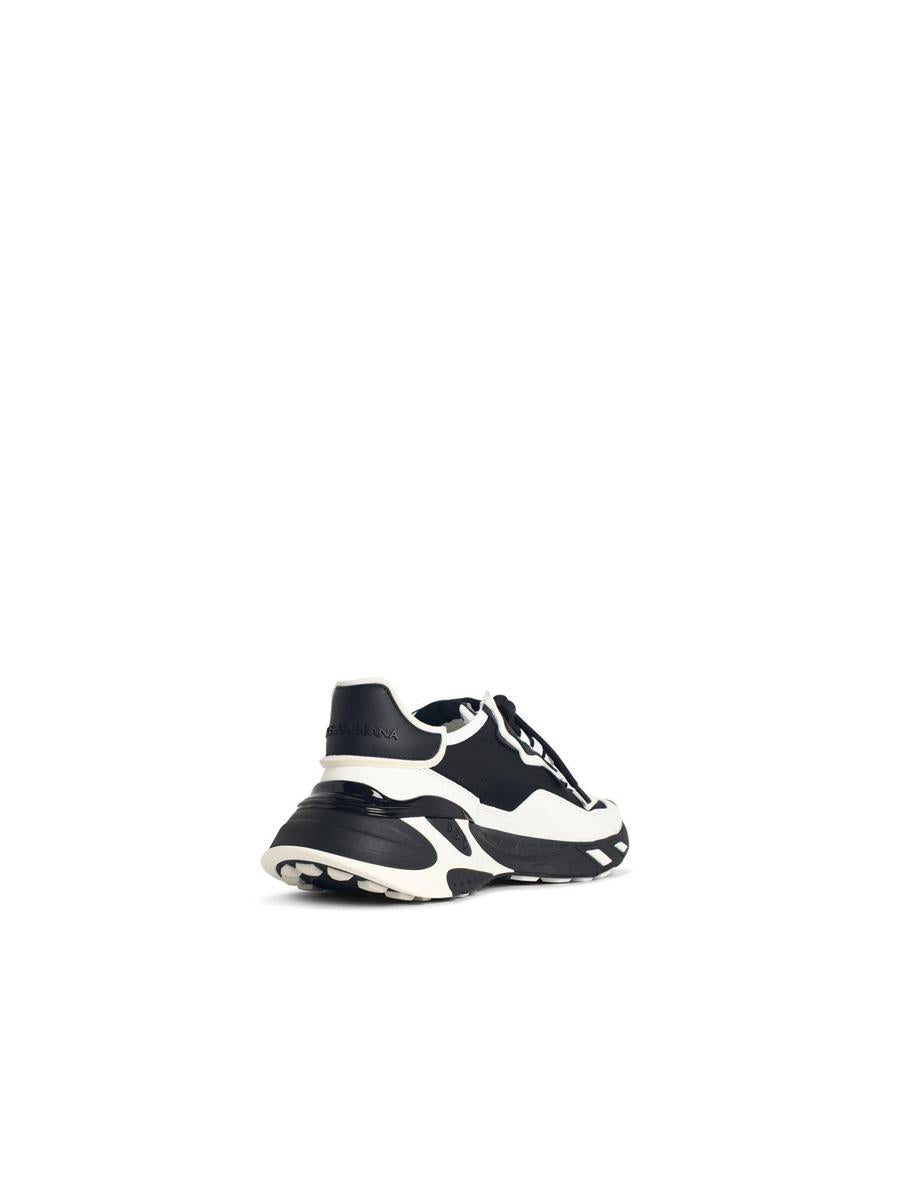 Dolce &amp; Gabbana – „Daymaster“-Sneaker aus schwarzer und weißer Ledermischung