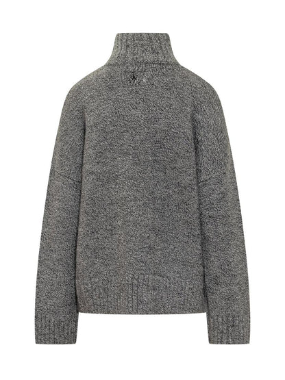 JW Anderson – JW Anderson – Pullover mit Ledertasche
