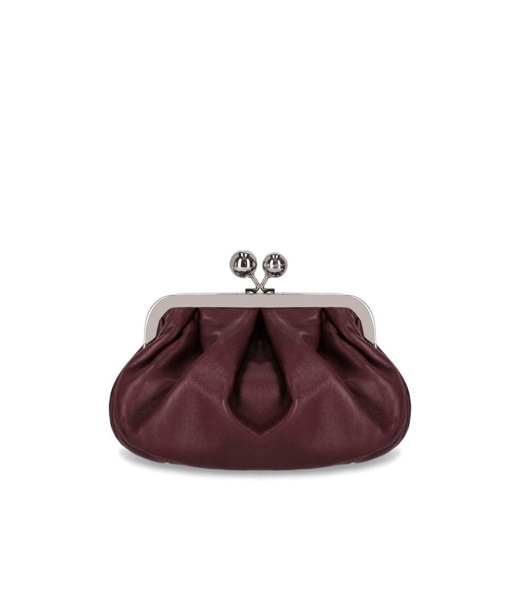 Weekend Max Mara Pasticcino Prati Kleine Burgunder-Clutch