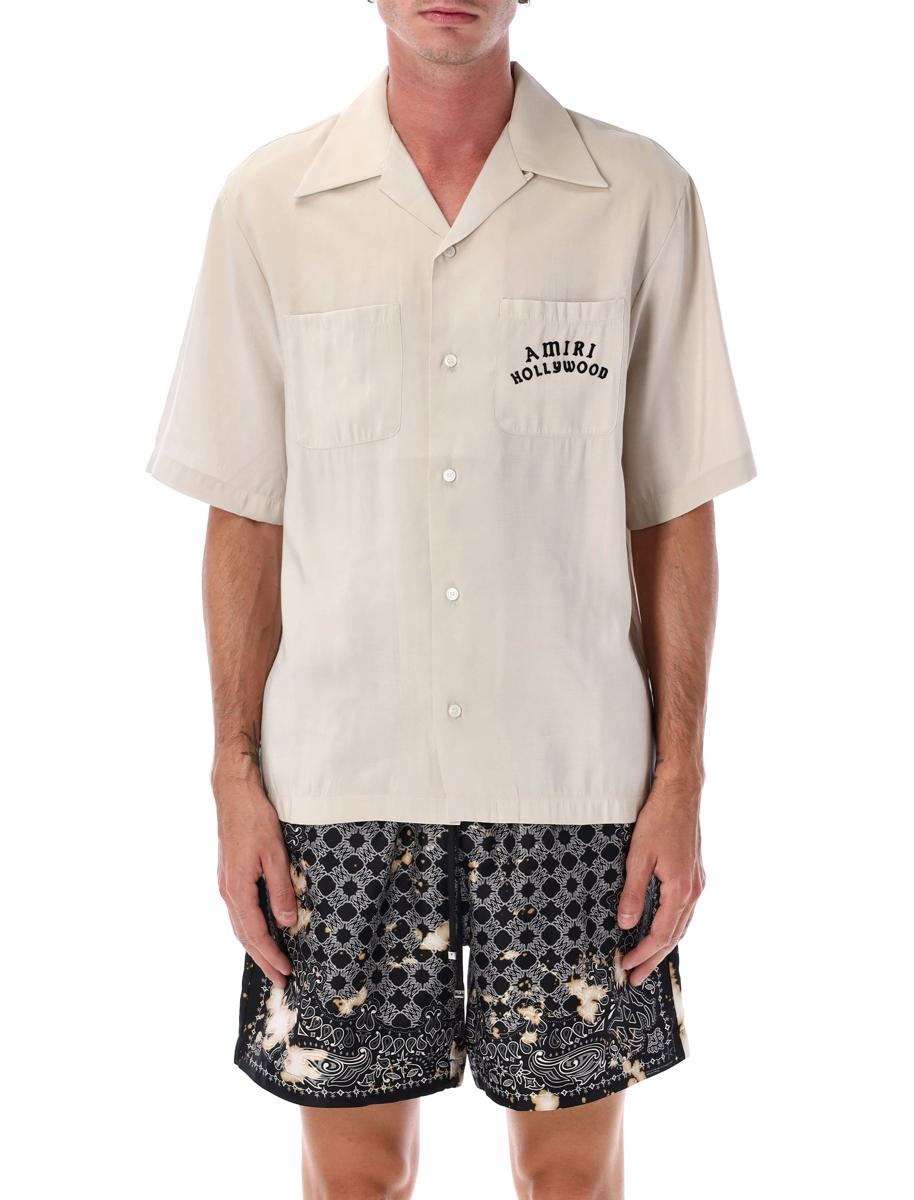 Amiri Bowlinghemd mit Hollywood-Print