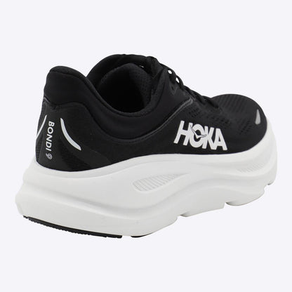 Hoka – Bondi 9 – Sneaker in Schwarz und Weiß