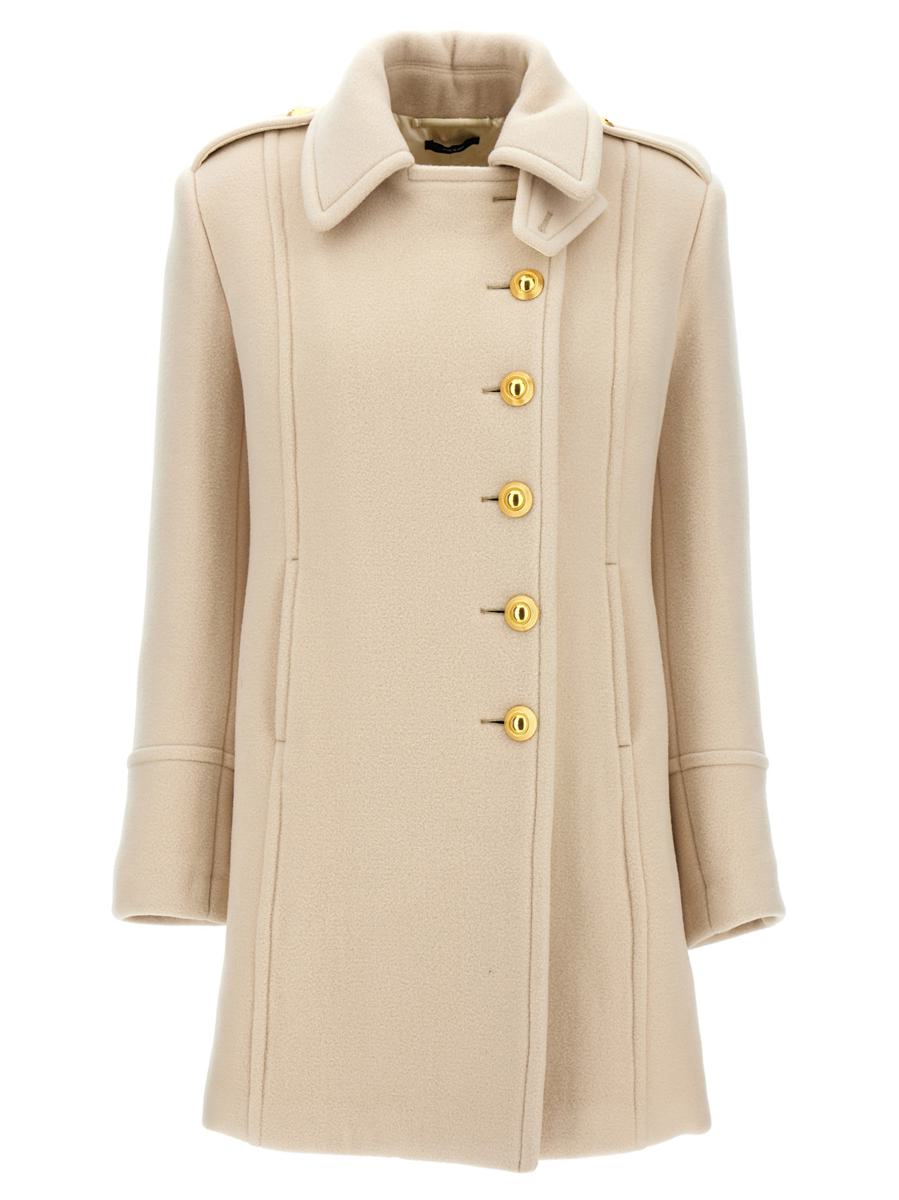 Tom Ford Einreihiger Wollmantel