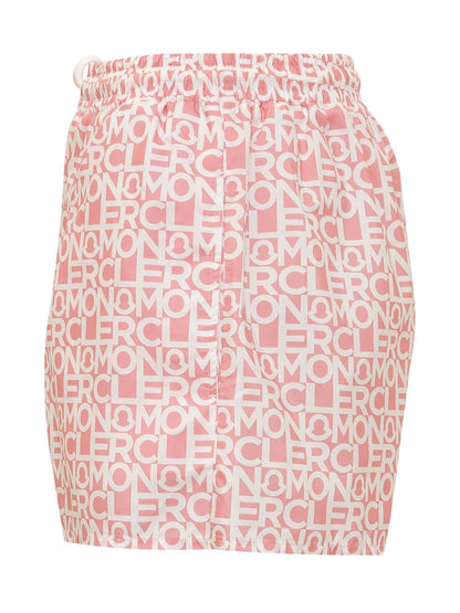 Moncler – Shorts mit Logo