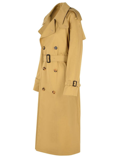 Burberry – Trenchcoat aus Baumwollmischung in Beige