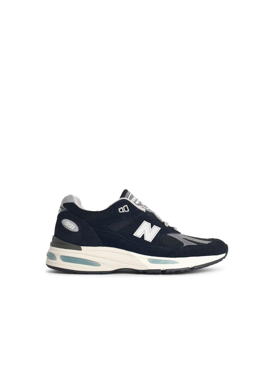 New Balance „991V2“ – Schwarze Sneaker aus Stoffmischung