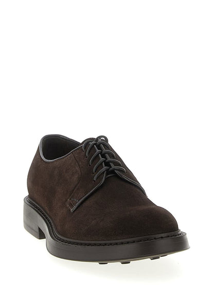 Doucal's Wildleder-Schnürschuhe