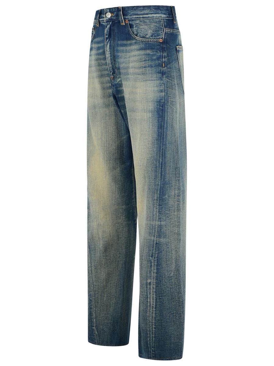 MM6 Maison Margiela Hellblaue Baumwolljeans