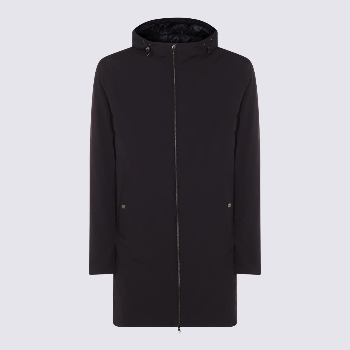 Herno Marineblaue Daunenjacke