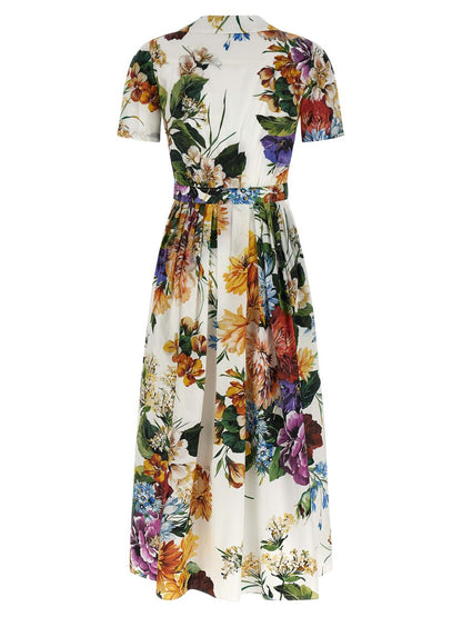 Dolce &amp; Gabbana – Kleid mit „Bouquet“-Print