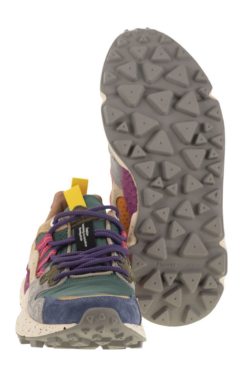 Flower Mountain Yamano 3 - Sneakers aus Wildleder und Funktionsgewebe